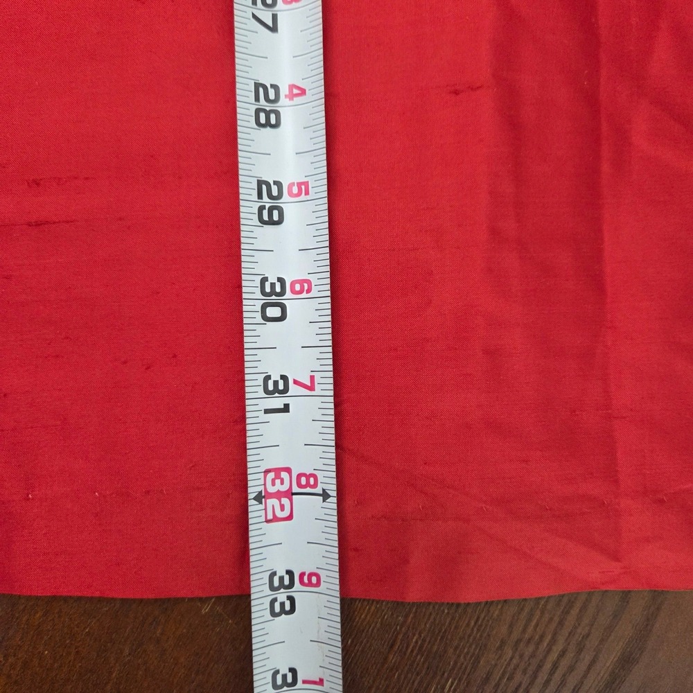 Aria Y2k taffeta red cocktail dress homecoming empire waist womens size 4 - Picture 12 of 12